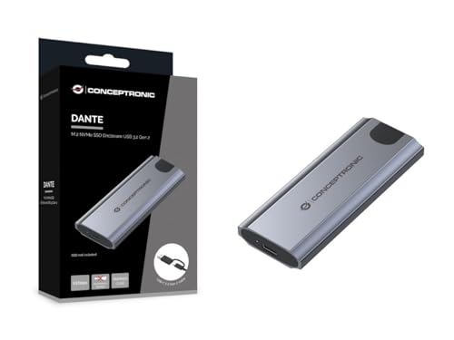 CONCEPTRONIC DANTE05G M.2 NVMe SSD Enclosure USB 3.2 Gen 2 miniatura 2