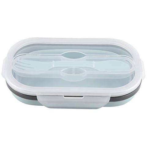 Fiambrera Bento plegable de silicona de grado alimenticio Cover