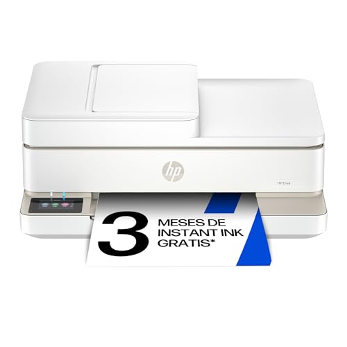 HP Envy 6520e 714N9B, Impresora multifunción de inyección de tinta A4 a color, impresión a doble...