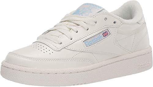 Image of Reebok Mens Club C 85 Classic White /Denim Glow Sneaker - 10 UK (EGW03)