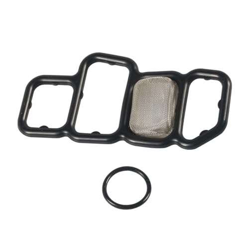 Image of Head Cylinder Solenoid Valve Gasket Set Replacement Compatible with Honda Accord Odyssey Pilot 15826-RNA-A01 91319-PAA-A01 917-174