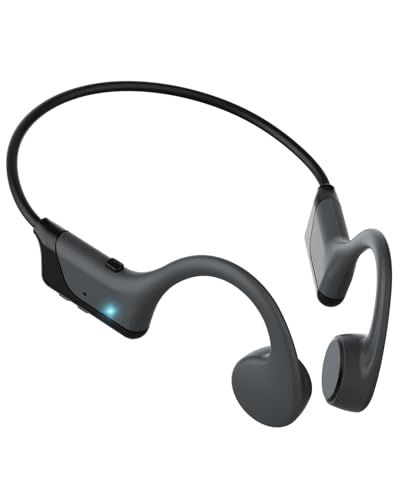 ANSTEN Auriculares Conduccion Osea Bluetooth 5.4 IPX7 - Auriculares Deportivos Inalámbricos Abiertos 2025, 12H Autonomía, Diseño Ultraligero para Ciclismo, Running y Entrenamiento