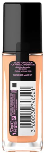 Maybelline New York Make Up, Fit Me! Foundation mit LSF18, Für makellose Haut, Alle Hauttypen, Nr. 120 Classic Ivory, 30 ml
