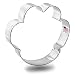 Foose Paw Print Tin Cookie Cutter 4.5 in B1414