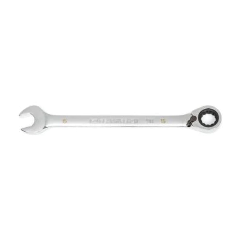 GEARWRENCH 15mm 90-Tooth 12 Point Reversible Ratcheting Wrench| 86615