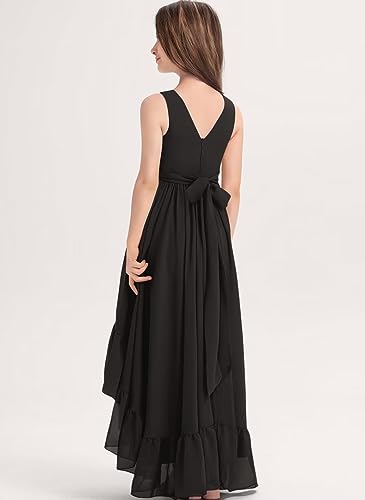 Junior Bridesmaid Dresses Flower Girls Dress Party Dresses with Pleated3