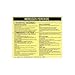 Brady 93578, Hazardous Material Label, (4 Packs of 25 pcs)