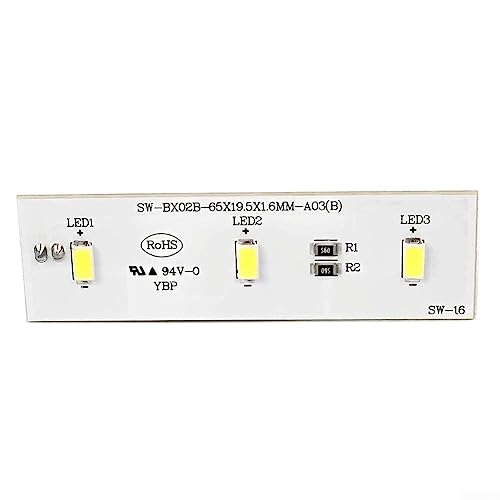 ZYNCUE Barra LED para refrigerador, módulo de tablero de luz LED de repuesto CC 12 V para...