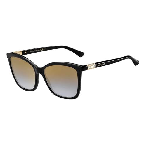 JIMMY CHOO Square Ali Sunglasses 807FQ Black 56mm