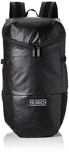Munich Backpack 1 Outer  Mochila Unisex Adultos  Negro  Black   18x29x48 cm  W