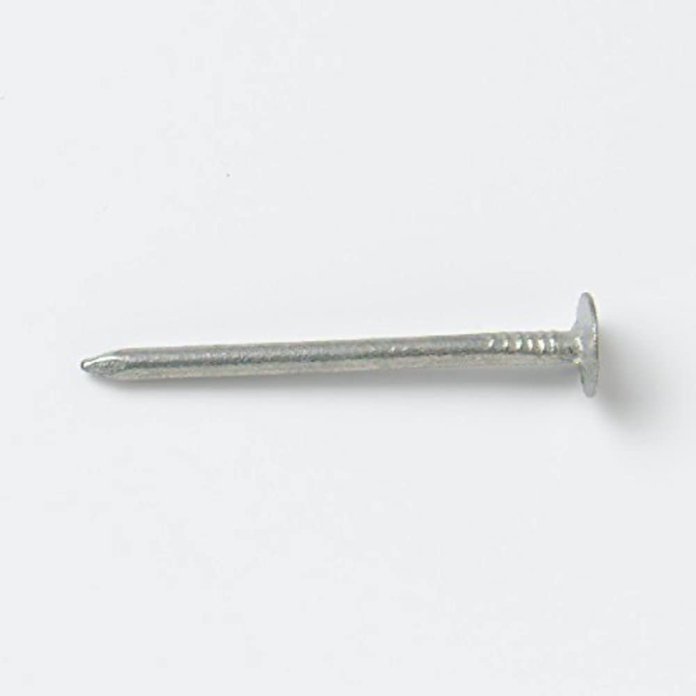 Merriway BH07212 (500 gm) Galvanised Roofing Felt Clout Nails Extra Large Head 20mm (3/4 inch) - Pack of 500 gm