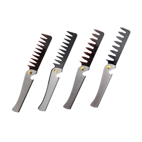 Peigne pliant pour homme pour dompter les cheveux rebelles et structurer la barbe