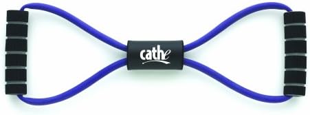 Fitness by Cathe Latex Figure 8 Toning Tubes with DVD (Purple/Medium)