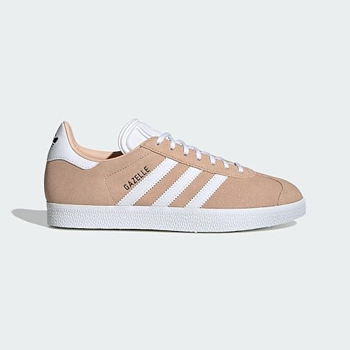 adidas Women's Halblu/Ftwwht/Cblack Gazelle W Halo blushFtwr White/Core Black 7.5 US2