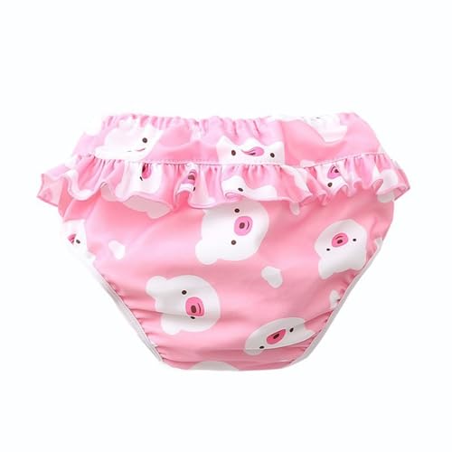 Generisch 2025 - Bañador a prueba de fugas y reutilizables para niños y niñas, se pueden personalizar para las lecciones de natación del bebé traje de baño dinosaurio, b, 1-2 años