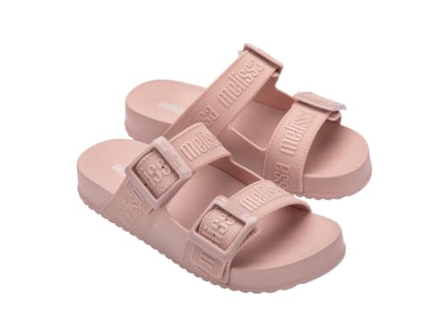 Melissa Cozy M Lover Slides for Women - Thick-Soled with Adjustable Double Buckle Straps, Slip-on Vegan Jelly Shoes, Super Soft and Flexible Slides with Open Toe Design2