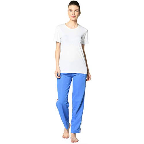 Image of Mack Jonney Women's Regular Fit Cotton Track Pants | Lower |Pajama |Lounge Pant for Women-D6 BLK 01