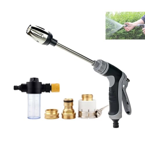 Jetterix High Pressure Washer Adjustable Sprayer Turn Any Hose into a High-Pressure Water Jet for Patio Driveway and Decking