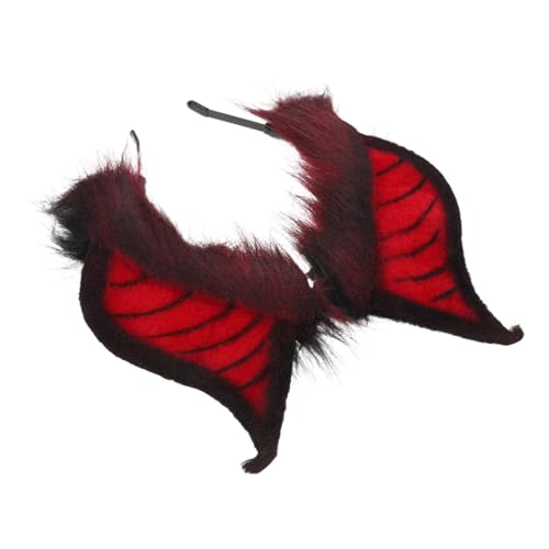 Serre-tête chauve-souris accessoire oreilles pour soirée déguisée adulte