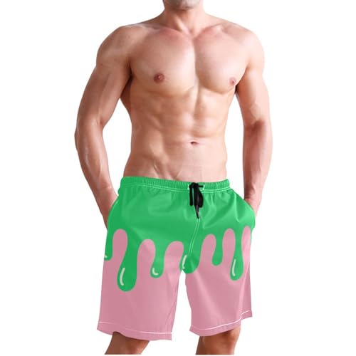 Asthetic Art Colorful Shorts for Men Casual Mens Casual Shorts 8”/ 9” Long XL Plus Size Surfing4