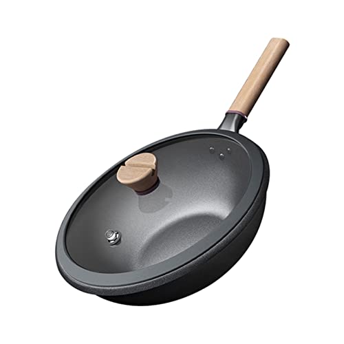 BAILR Wok Sartenes Multifunción, Sarten Wok Antiadherente y Resistente a Rayones, Sartén para...