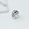 Treasure Bay Biker Jewellery 925 Sterling Silver Skull Biker Gothic Punk Rocker Ring (Z+3) #1