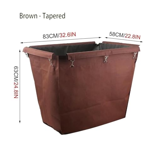 Bolsa de tela Oxford para carrito de lavandería impermeable y extraíble 3