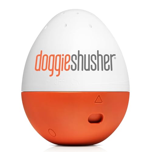Doggie Shusher Portable Sound Machine - Calming White Noise for Dogs, Separation Anxiety Relief for Pets, Perfect for Crate Training, Thunderstorms, Travel Friendly, Durable & Rechargeable - 1 Count
