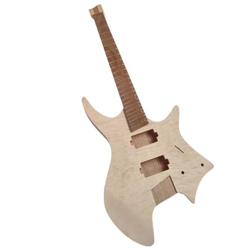 Unfinished Guitar Body Semi Finished Mahogany Body For Headless Electric Guitar