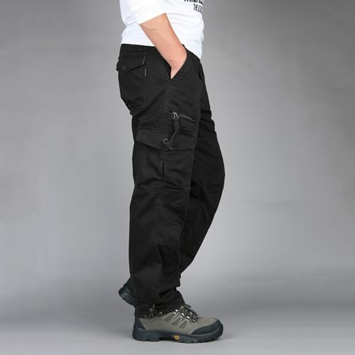 Flat Pocket Parachute Pants for Men Casual Joggers Baggy Cargo Pants Unisex Street Pants Drawstring Trouser3