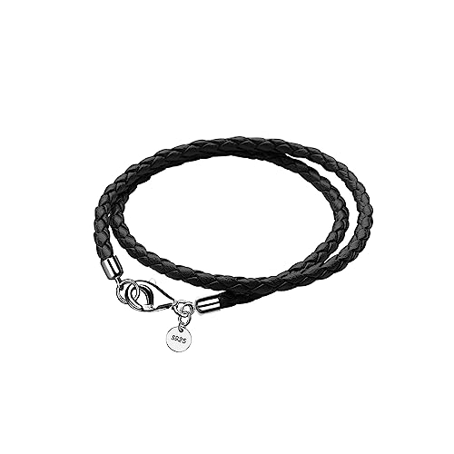 Viwind Lederarmband für Damen Geflochtenes Leder armband...