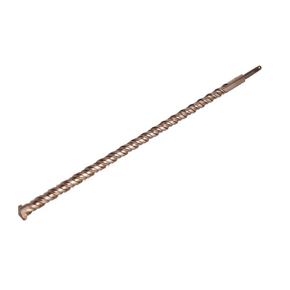 Punta da muro per trapano 80 CM X Ø 32 mm con attacco SDS PLUS punta per forare calcestruzzo mattoni pietra per lavoratori professionisti elettricisti fai da te (80CM X Ø32mm)