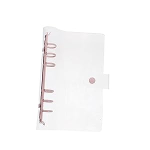 Veemoon Transparenter Schnellhefter Roségold Ringe