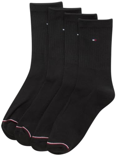 Tommy Hilfiger Womens Crew Socks - 4 Pack Moisture Wicking Breathable Athletic Casual Crew Socks for Women (Sizes 4-10)4