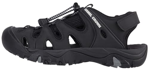 CAMEL CROWN Women's Hiking Sandals Waterproof Closed Toe Comfort Adjustable Athletic Outdoor Sandals for Summer Beach Hiker Walking Fishing