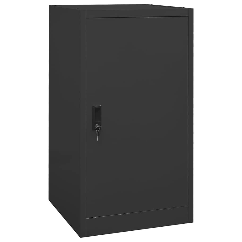 Sattelschrank aus Stahl 53x53x105 cm, abschließbarer Metallschrank für Reitausrüstung, Pferde Zubehör Schrank in Anthrazit