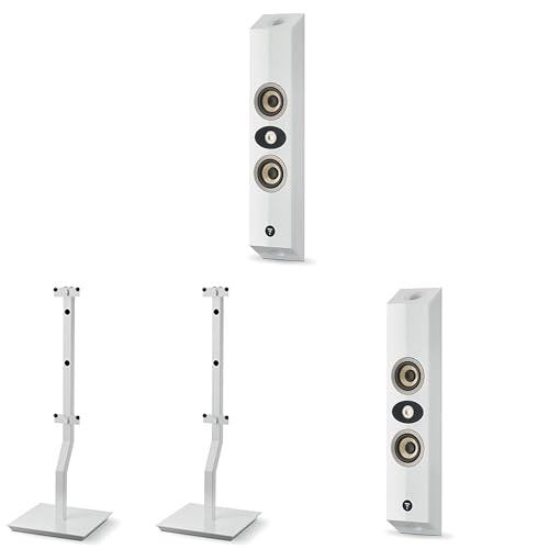 Focal On Wall 301 Series with Stands (White)