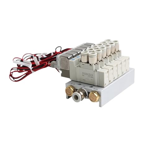 Vanne électromagnétique SY3120 combinaison unique 7 stations M5 6 mm haute précision