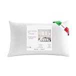 GM Cuscino Letto Guanciale per Dormire Imbottitura Standard Antiacaro Anallergico Traspirante per letto Matrimoniale Singolo con Federa Trapuntata Lavabile Made in Italy