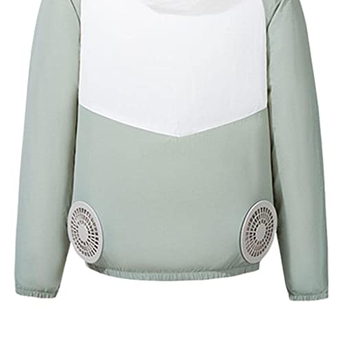 Evite el golpe de calor con chaleco con ventilador Luwecf de nylon transpirable 3