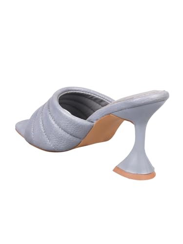 Image of SilverArrow Chunky Spool Heels Comfortable & Trendy Party Block Heel Sandals For Women