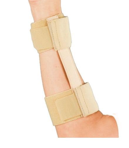 AT Surgical Tennis and Golfer's Elbow Splint Beige Brace Pain Relief for Men and Women