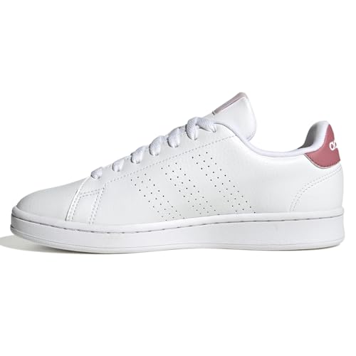 Image of adidas Womens Advantage Lace Up Sneakers Shoes Casual - White