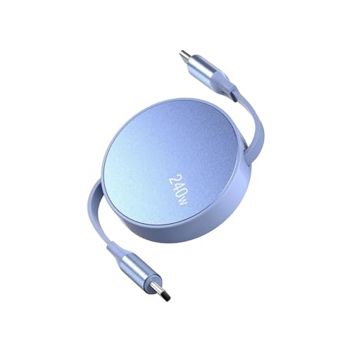 Retractable 240W PD USpB C Cable to Type C Cable for MaicBook Lpaid Fast Charrger Cable for LPhonie 15 Plus Pro Max Charrger Data Wire New 2026 High for Reliable Electronic Component