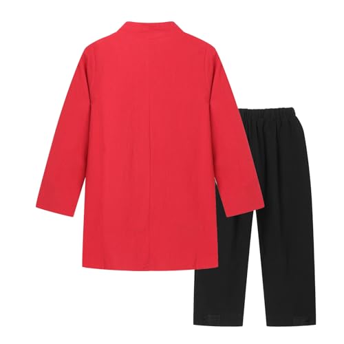 Image of LittleSpring Kids Chinese New Year Clothing Tang Suit 2-8 Years