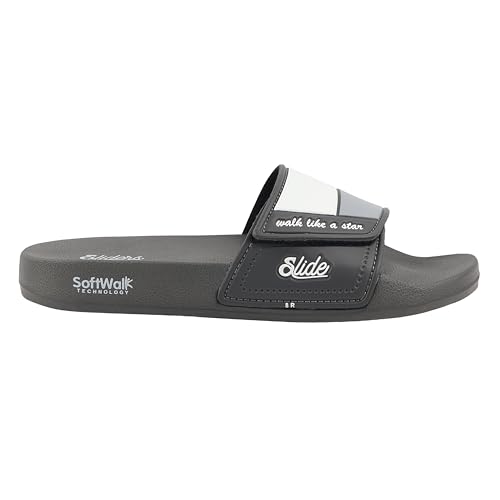 Image of WELCOME Soft Men's Slippers /Sliders with Cushion FootBed for Adult | Comfortable & Light Weight | Stylish & Anti-Skid | Waterproof & Regular Flip Flops for Gents /Boys