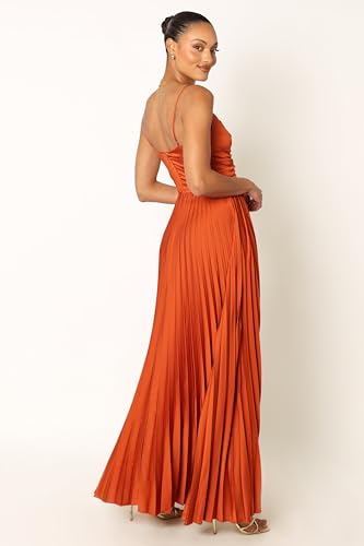 Image of Petal & Pup Women's Naira Pleated Maxi Dress