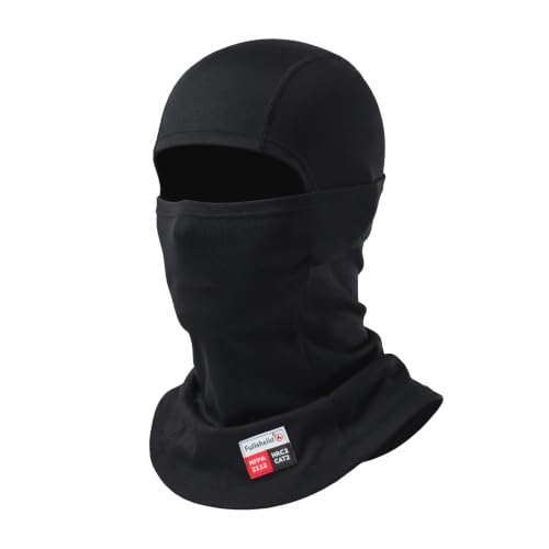 Image of Fullsheild FR Balaclava CAT2 7oz Flame-Retardant Cotton Face Mask, NFPA2112 | Arc Rated Covering Hood for Welding, Protective Helmet Liner for Men Women, UV Face Mask Windproof, Lightweight & Breathable