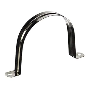 Wuuycoky 201 in acciaio INOX a due fori tubo fascetta clip di varie dimensioni opzionale