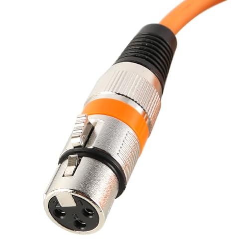 Cable de micrófono XLR de 1m multicolor para mesas de mezcla en estudio de música 6